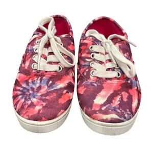 💚 Girls' pink tie dyed sneakers